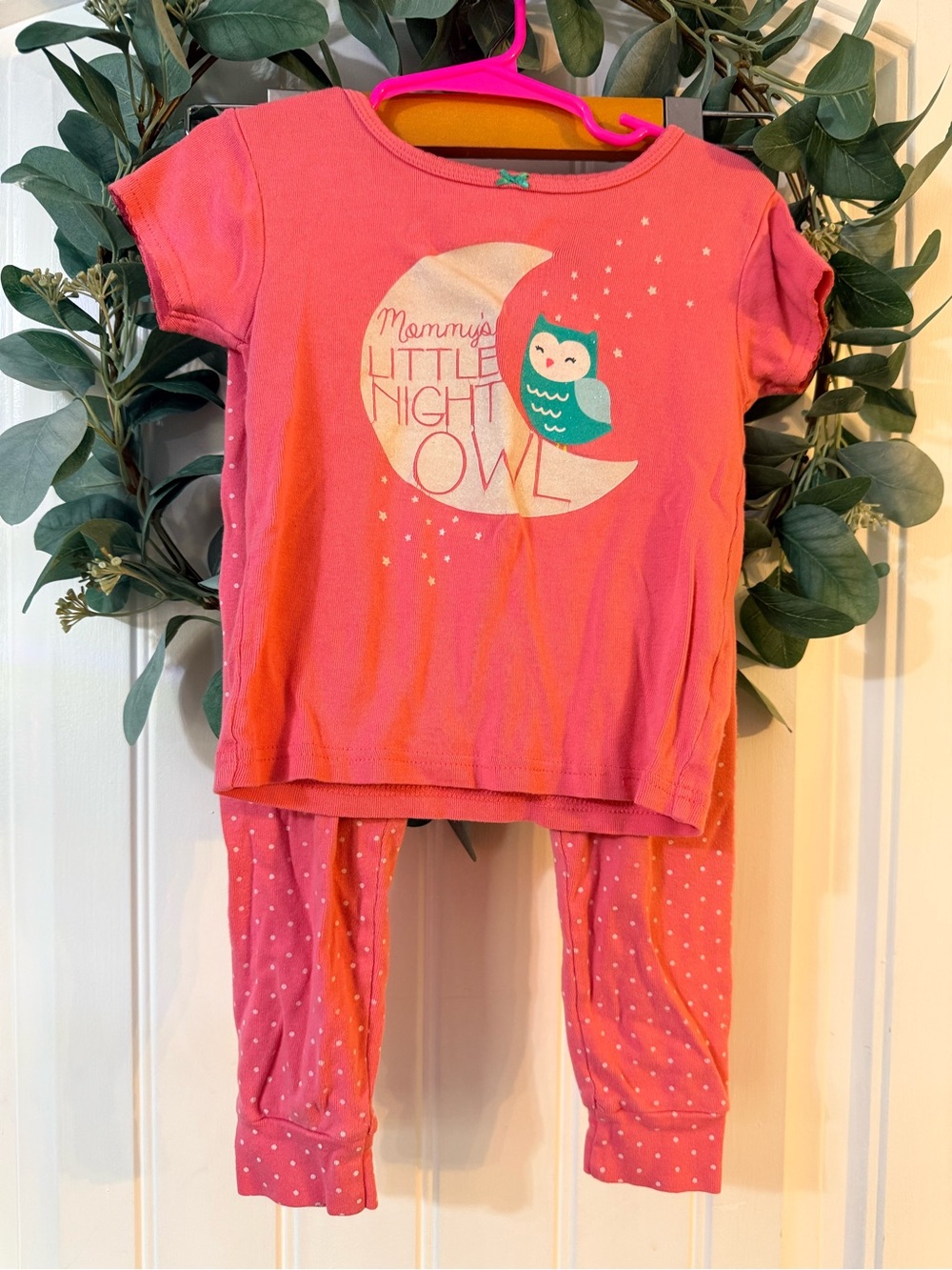💫10/$25 • Carters “Mommy’s Little Night Owl” 2 Piece PJ Set